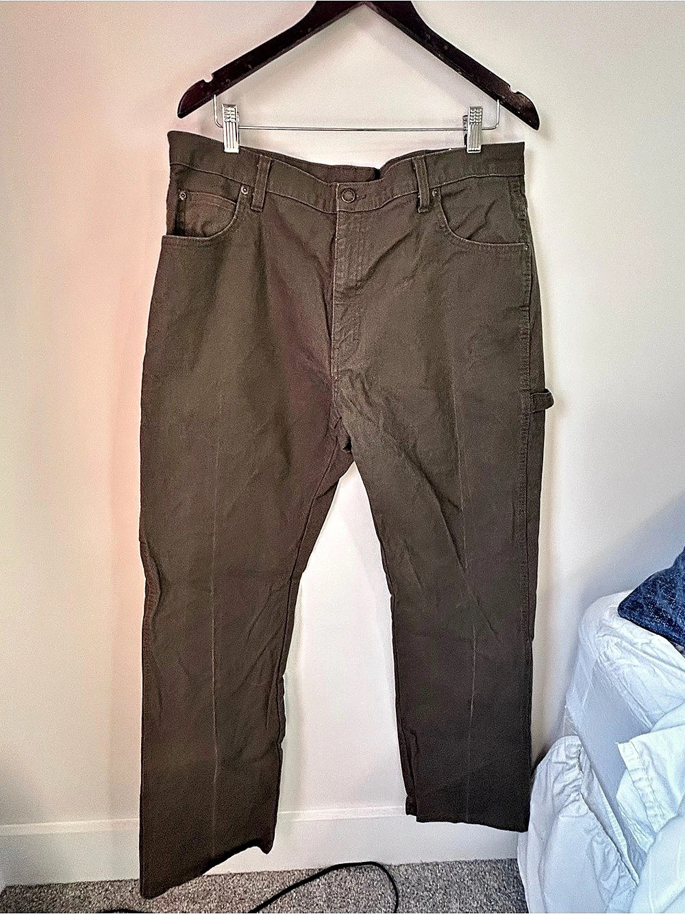 Dickies Men's Cargo Pants Brown Waist 36 Length 34